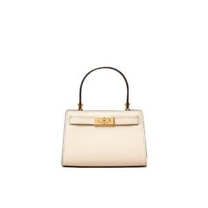Tory Burch Lee Radziwill Cream Moose Leather Nano Bag NWT